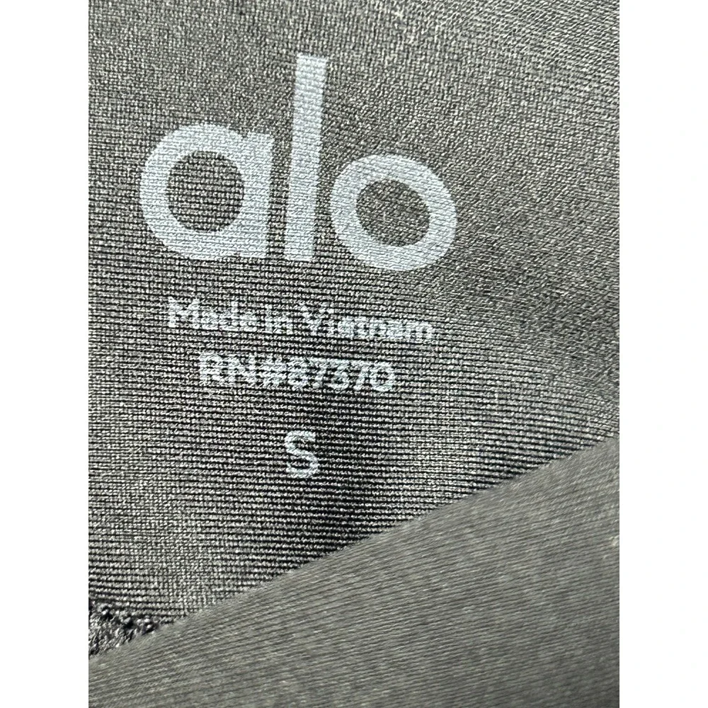 Alo Yoga Aces Tennis Skirt Polyester Spandex Black Size Small Women